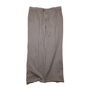 BRAX Feel Good Evans Pants Men Size 38x34 Straight Leg Chino Beige Stretch